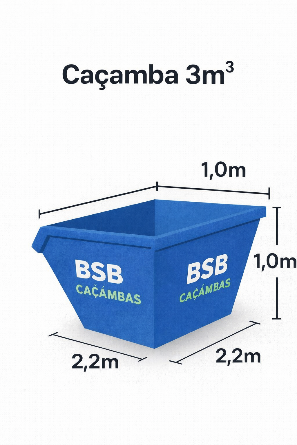 Caçamba 3m³