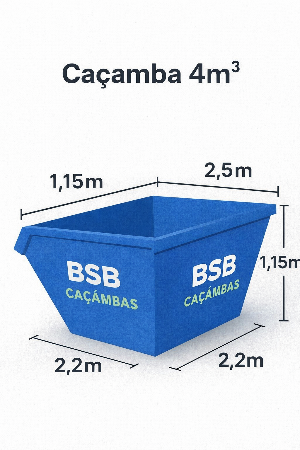 Caçamba 4m³